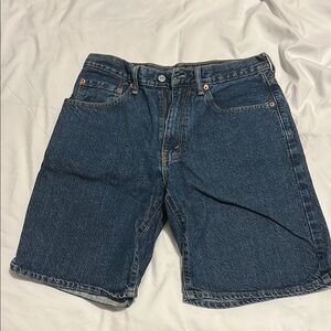 Levi's Blue Jean Shorts Classic Straight Cut